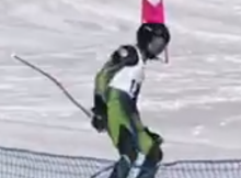 NCC skier Avery Kenny at last years State competition